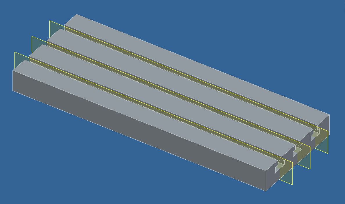 Bridgeport Mill Table (STEP File)