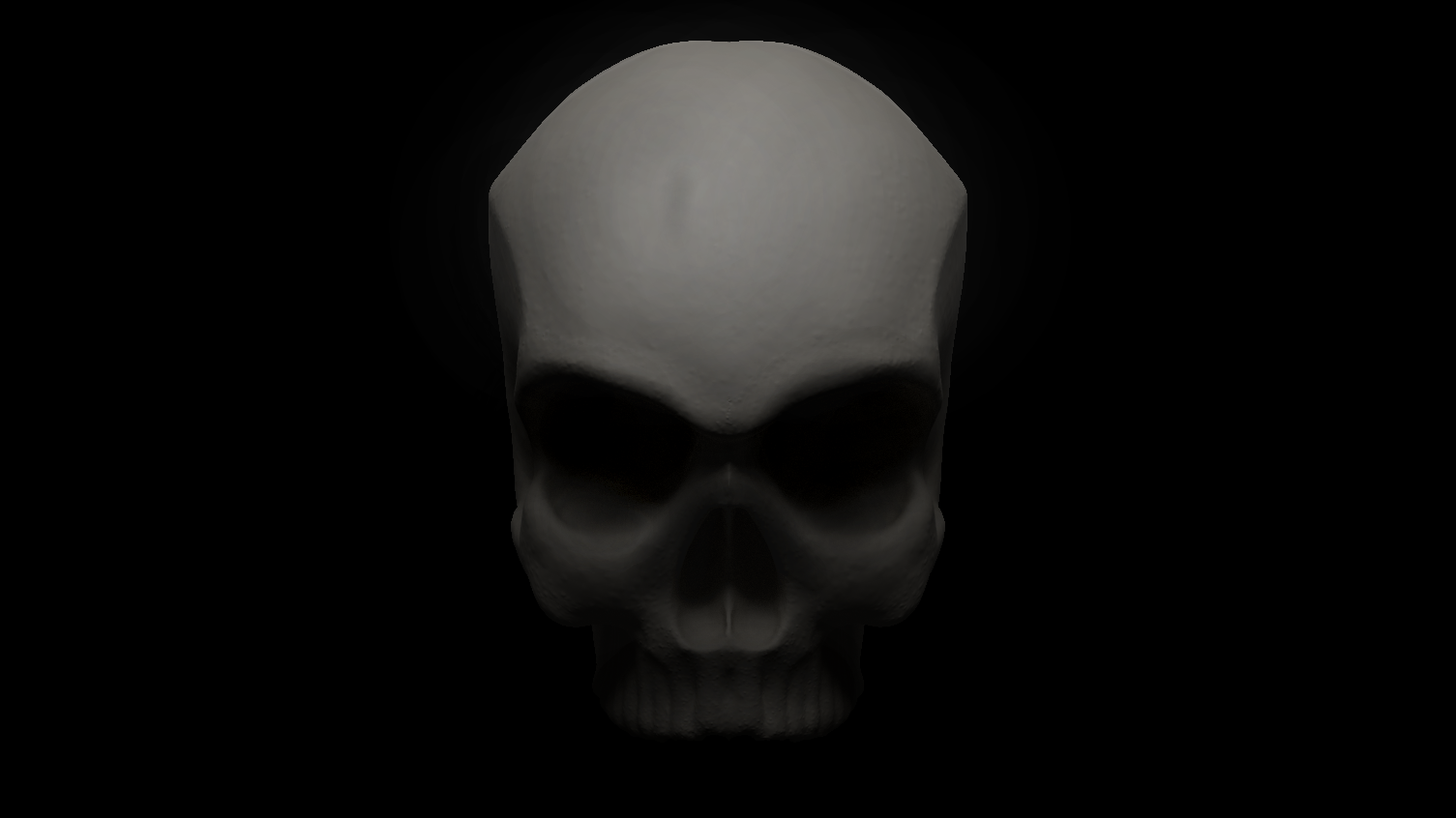 Stylized scull