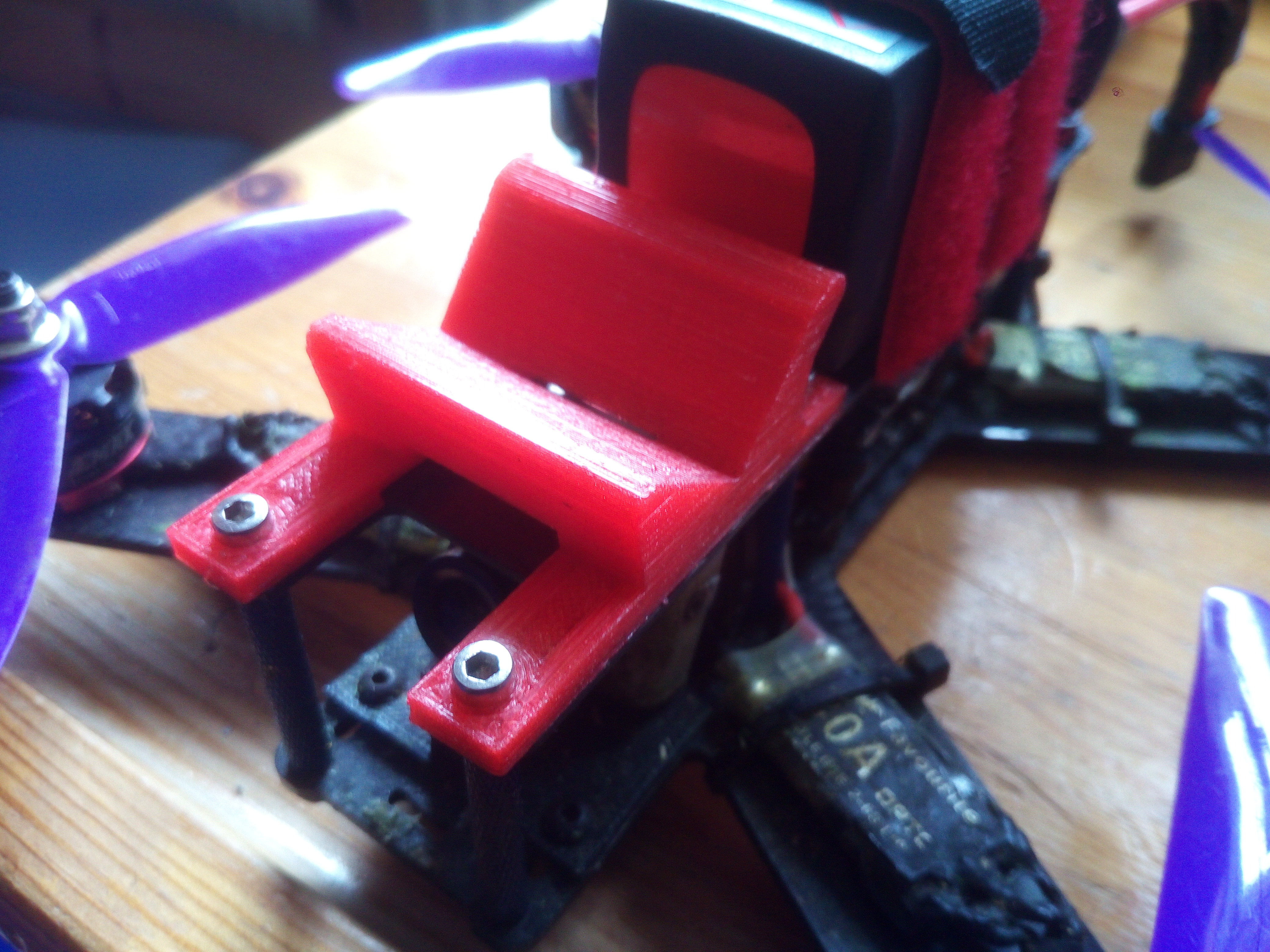 Lisam 210 mini GoPro Mount with Velcrostrap channel