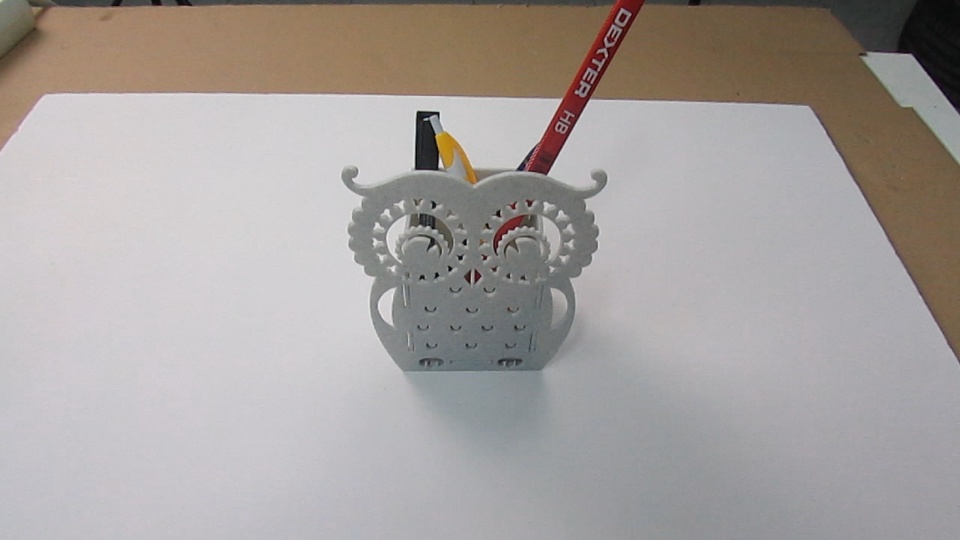 owl pen holder for 3d printing or laser cutting