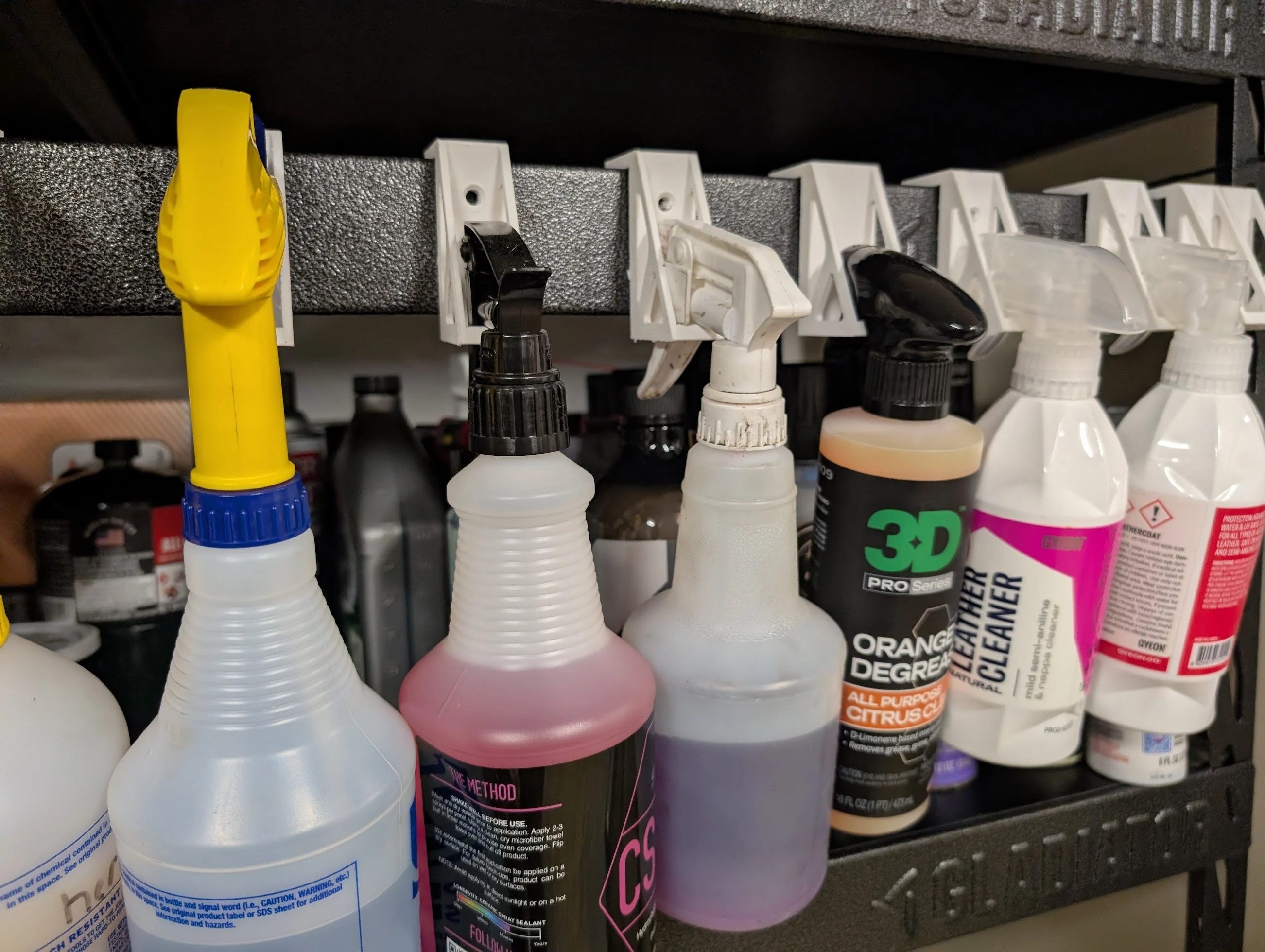 Spray Bottle Holder Wall Mount / Rack (Adapted Design)