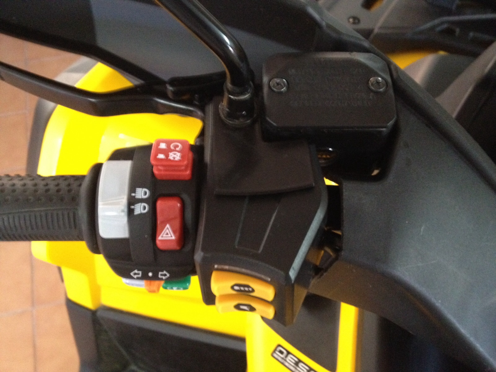 Heated grips Can Am