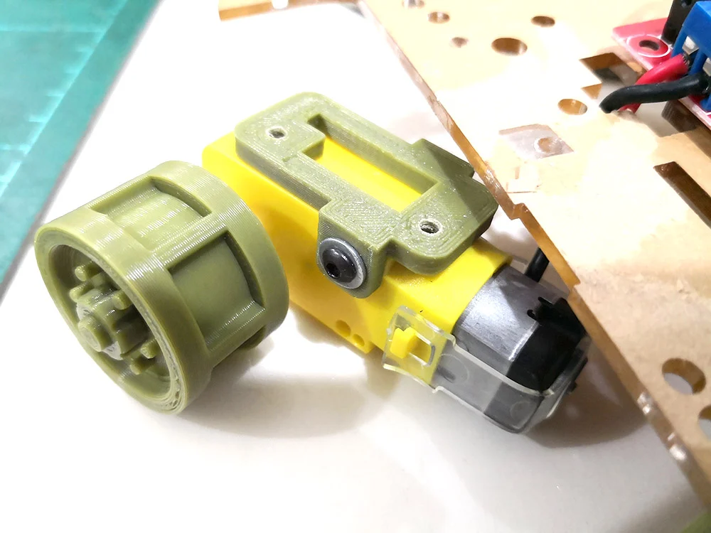 Arduino DC Motor Mount Adapter
