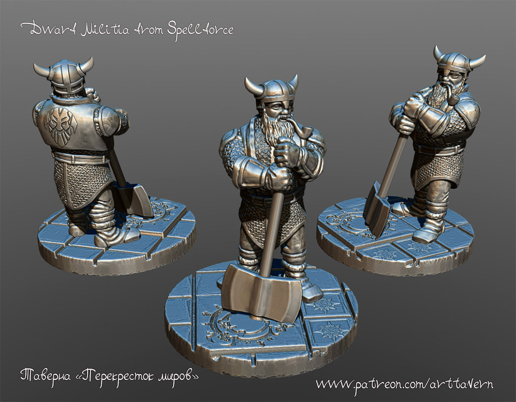 Dwaf militia Spellforce
