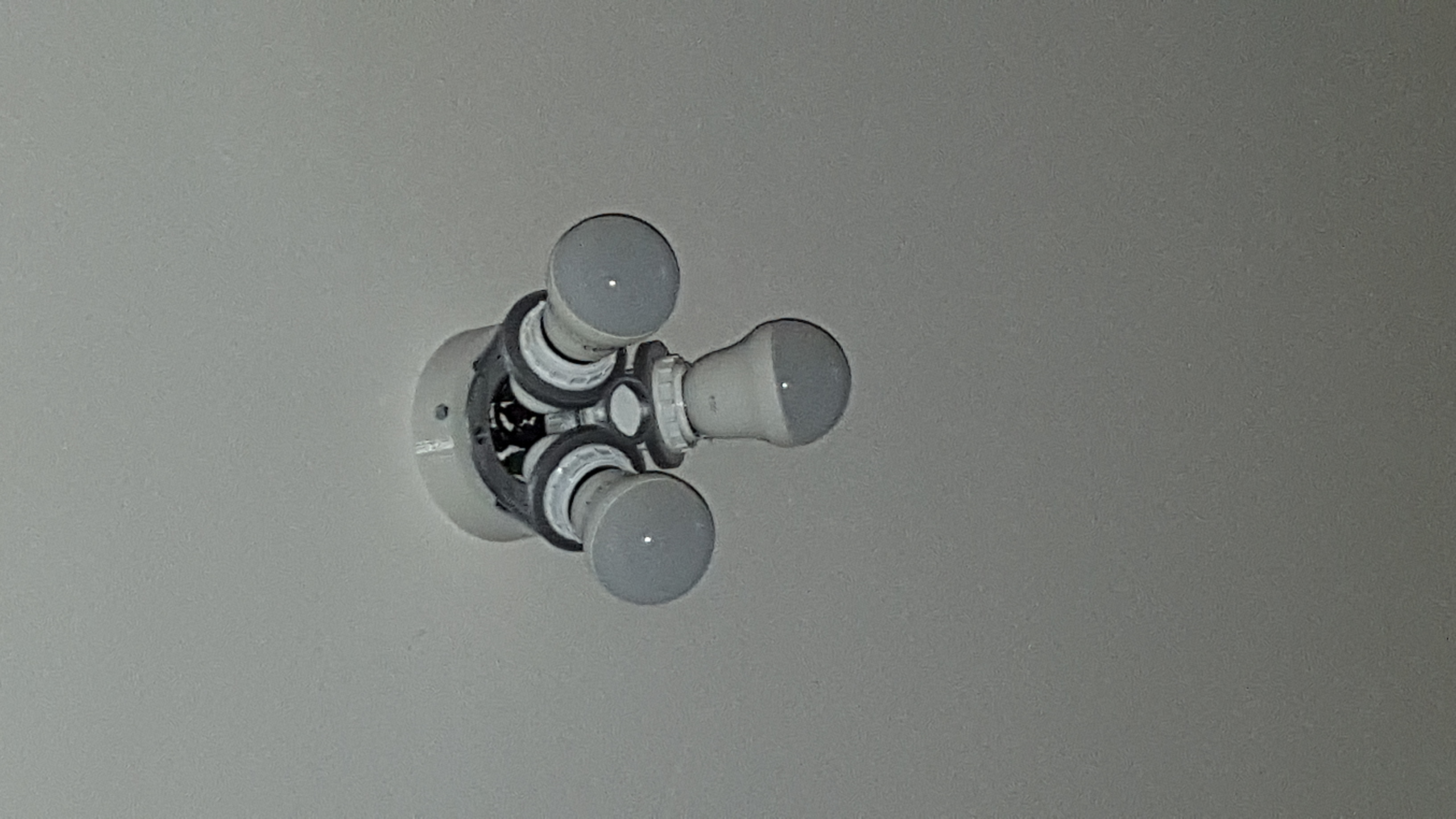 Light support for LED B27 //  support ampoule LED x3 B27