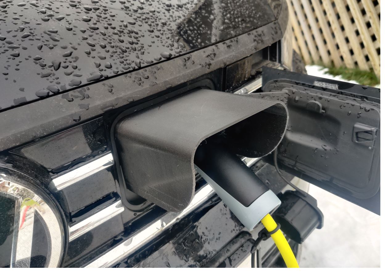 Cover for charge plug