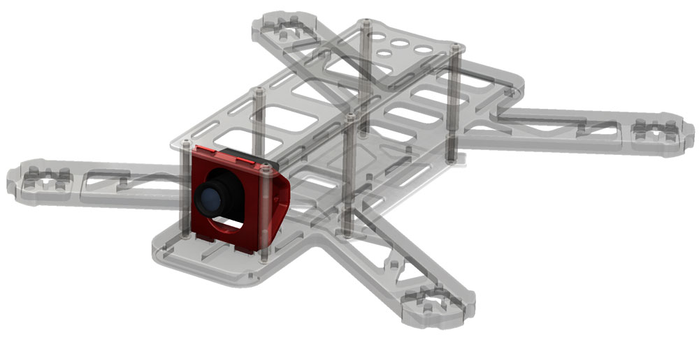 QAV250 25x25mm Camera Mount (adjustable tilt angle)