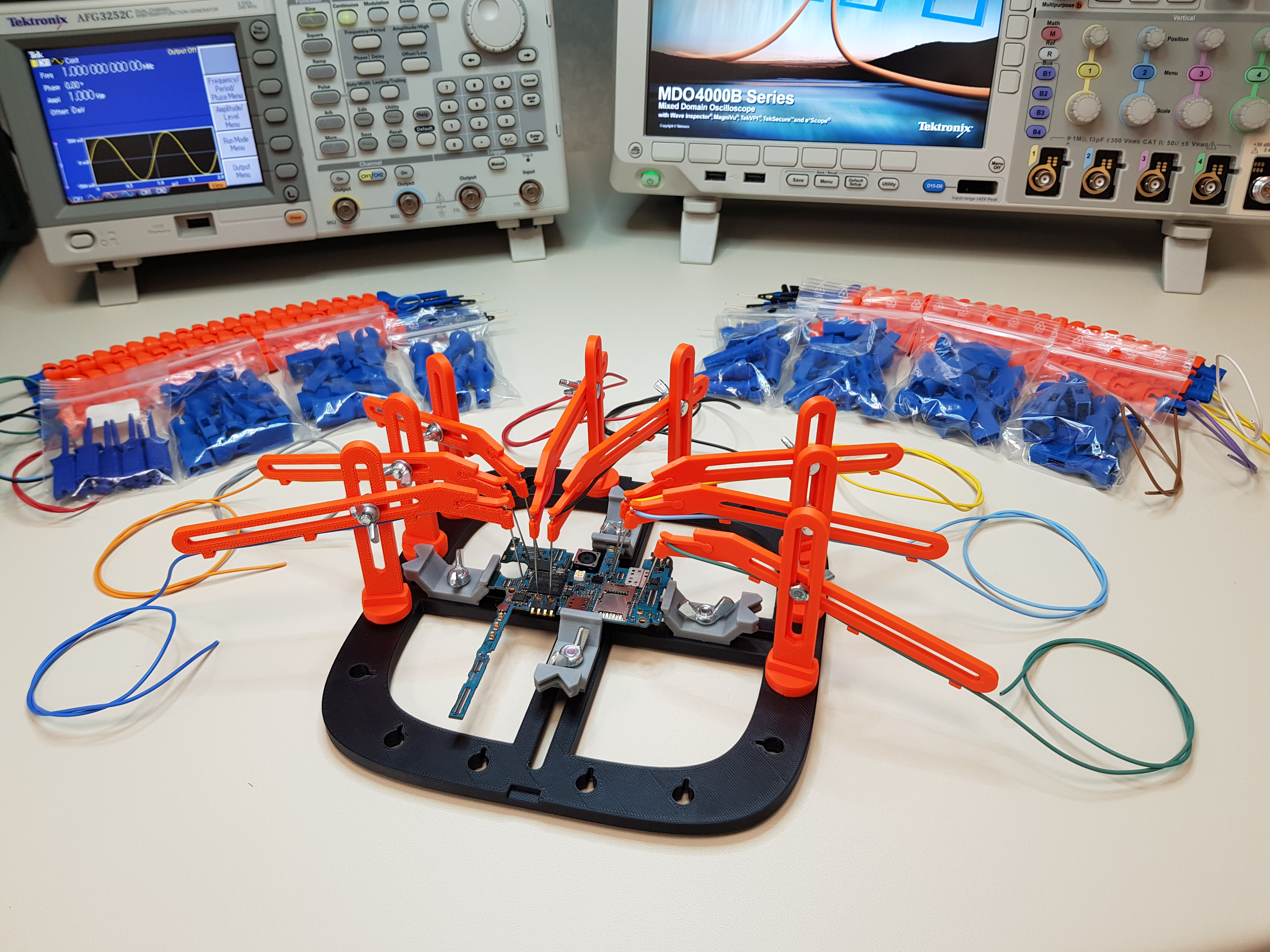 PCB Workstation with Needle-Probes