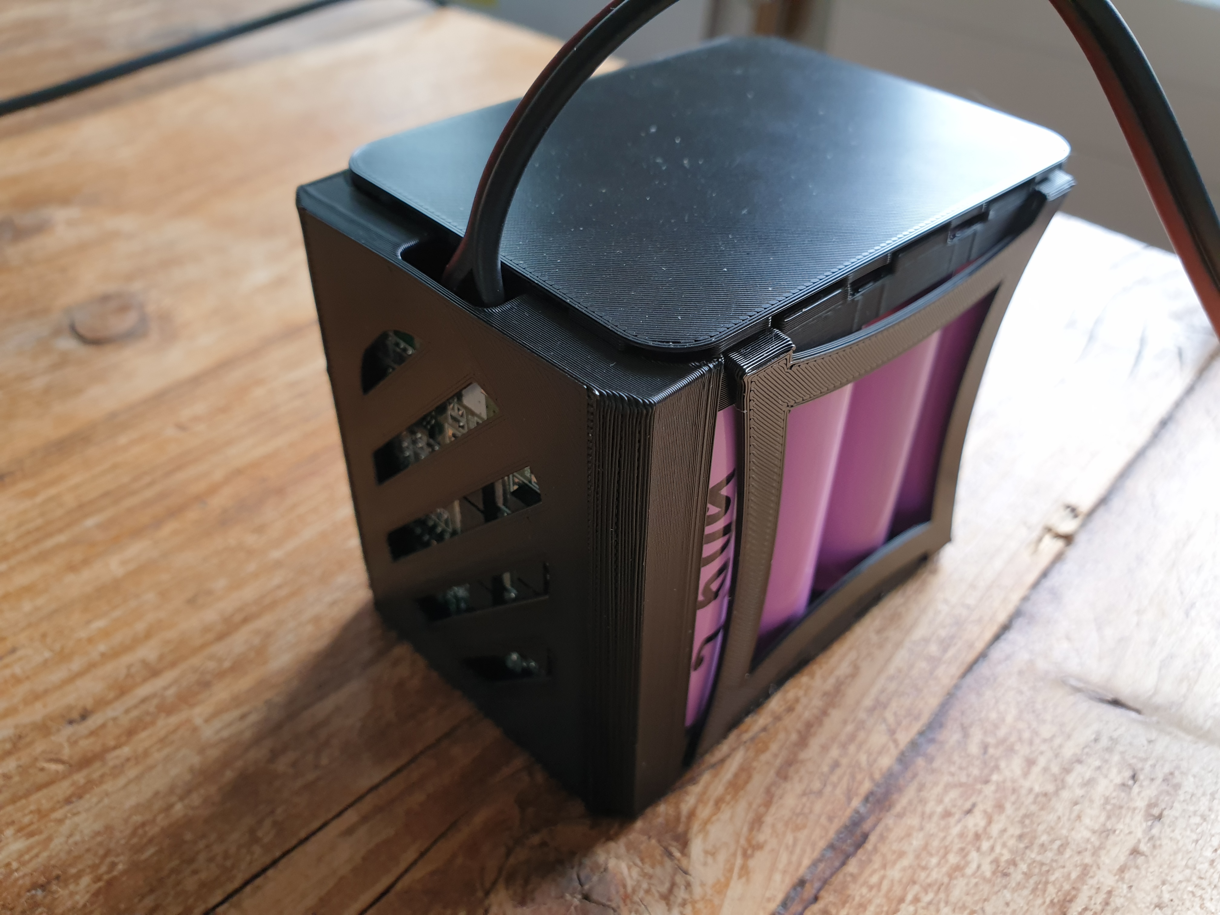 modular 18650 battery and bms holder 3S 4P