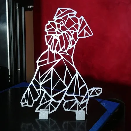 Schnauzer Line Art