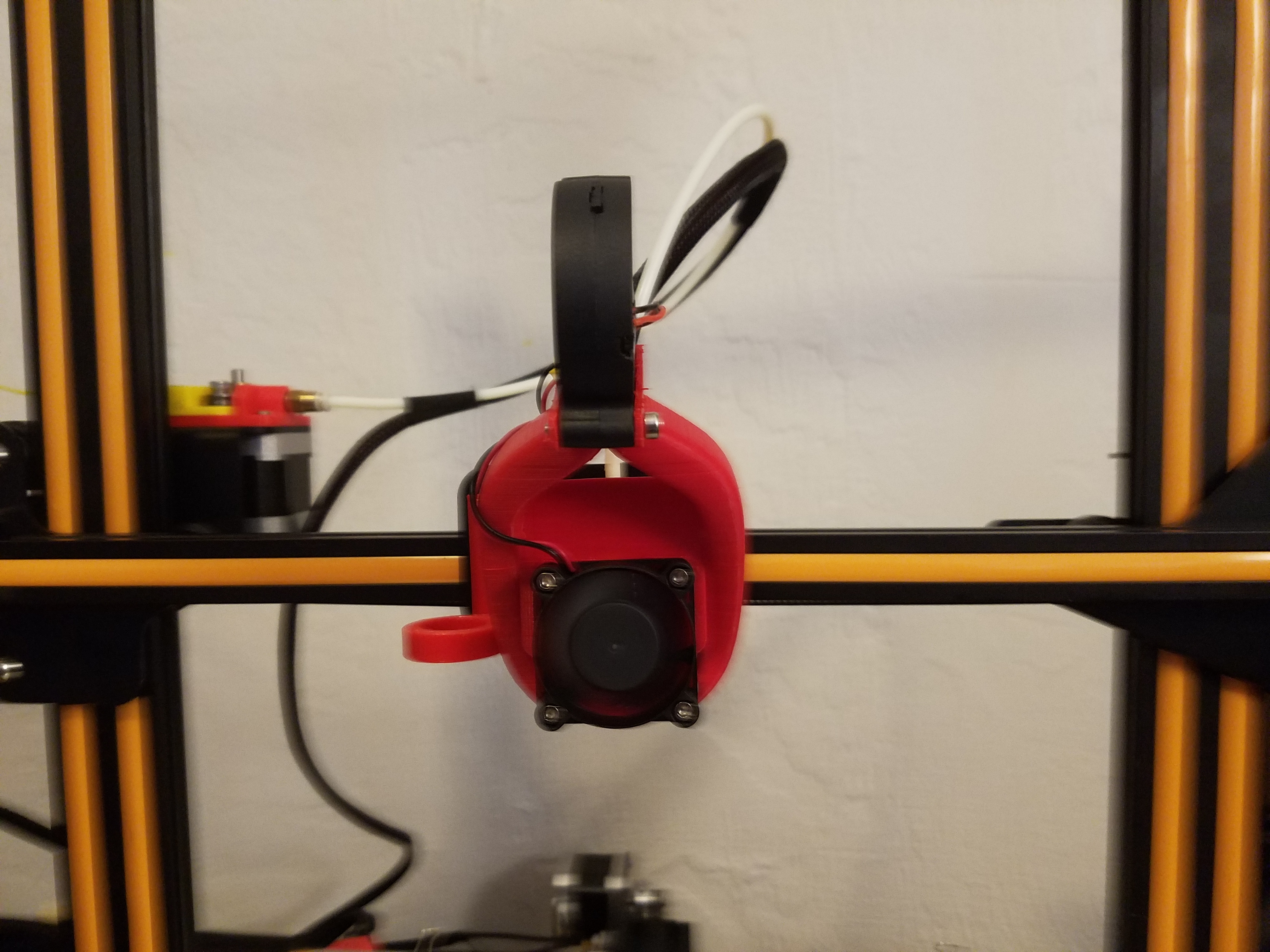 Radial Fan Fang E3D V6 40mm fan Remix