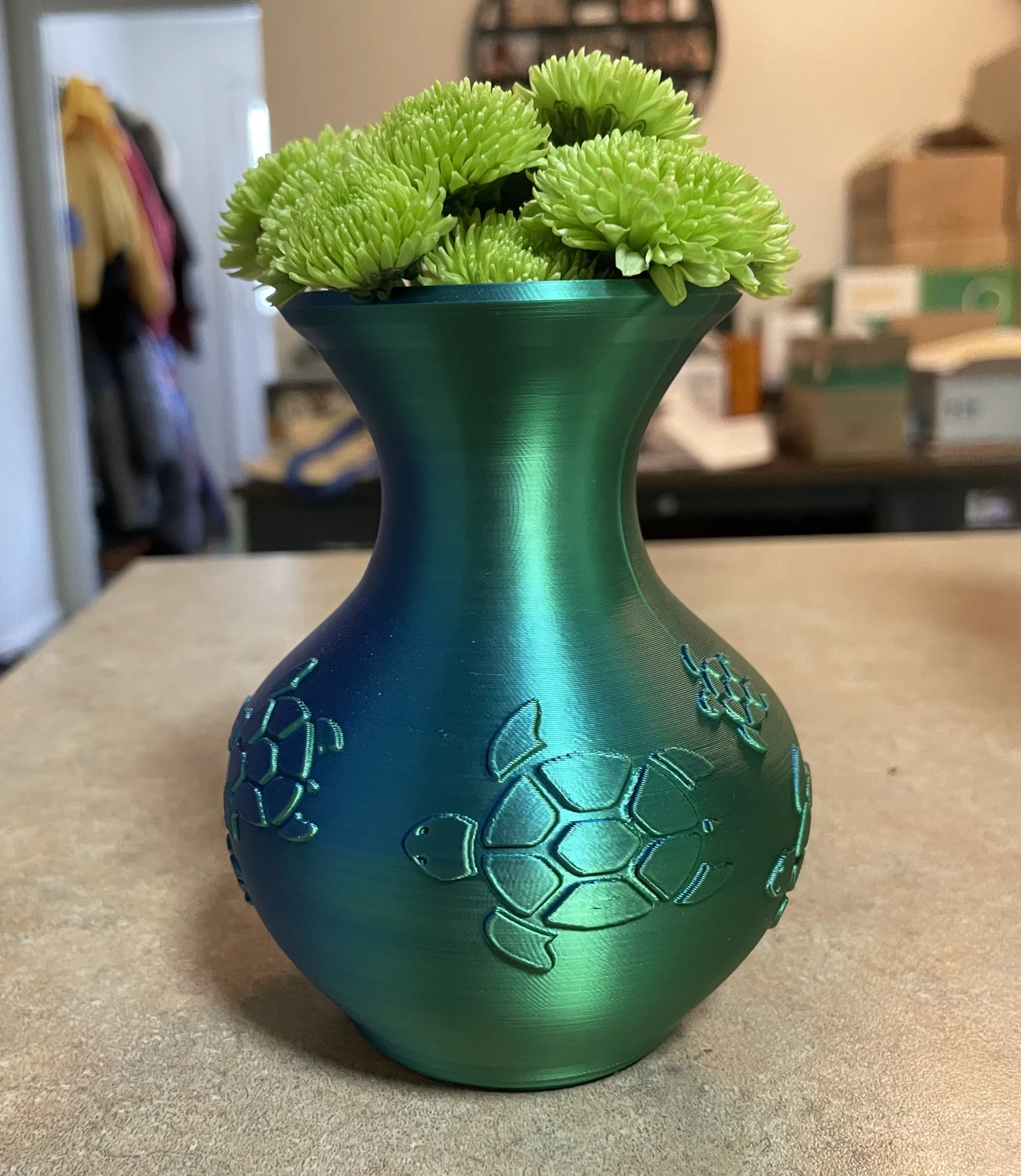 Sea Turtle Vase (watertight)