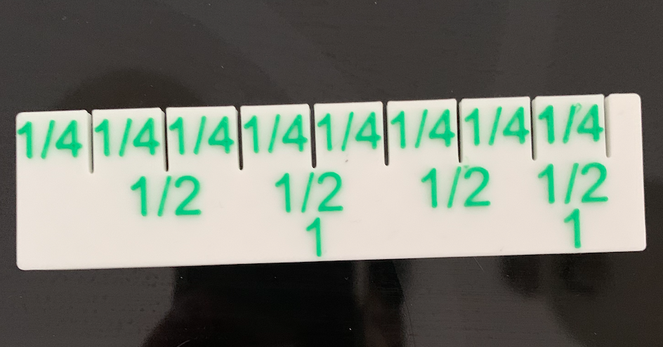 Butter ruler