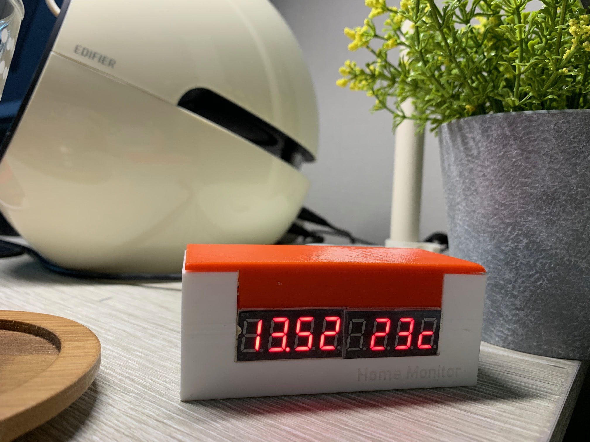 WeMos D1 Mini MAX7219 7-Segment LED ฺBox Case
