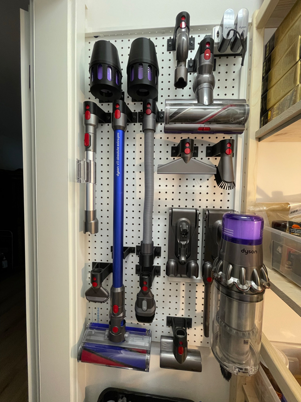 DYSON V11 Pegboard Adapter Tool Storage Wall