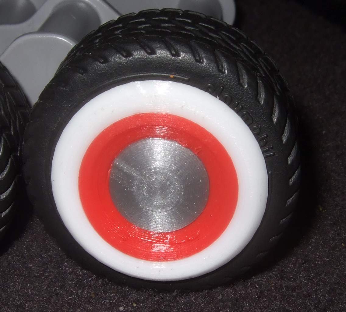 Playmobil De Lorean Back to the Feature II - rote Radkappe