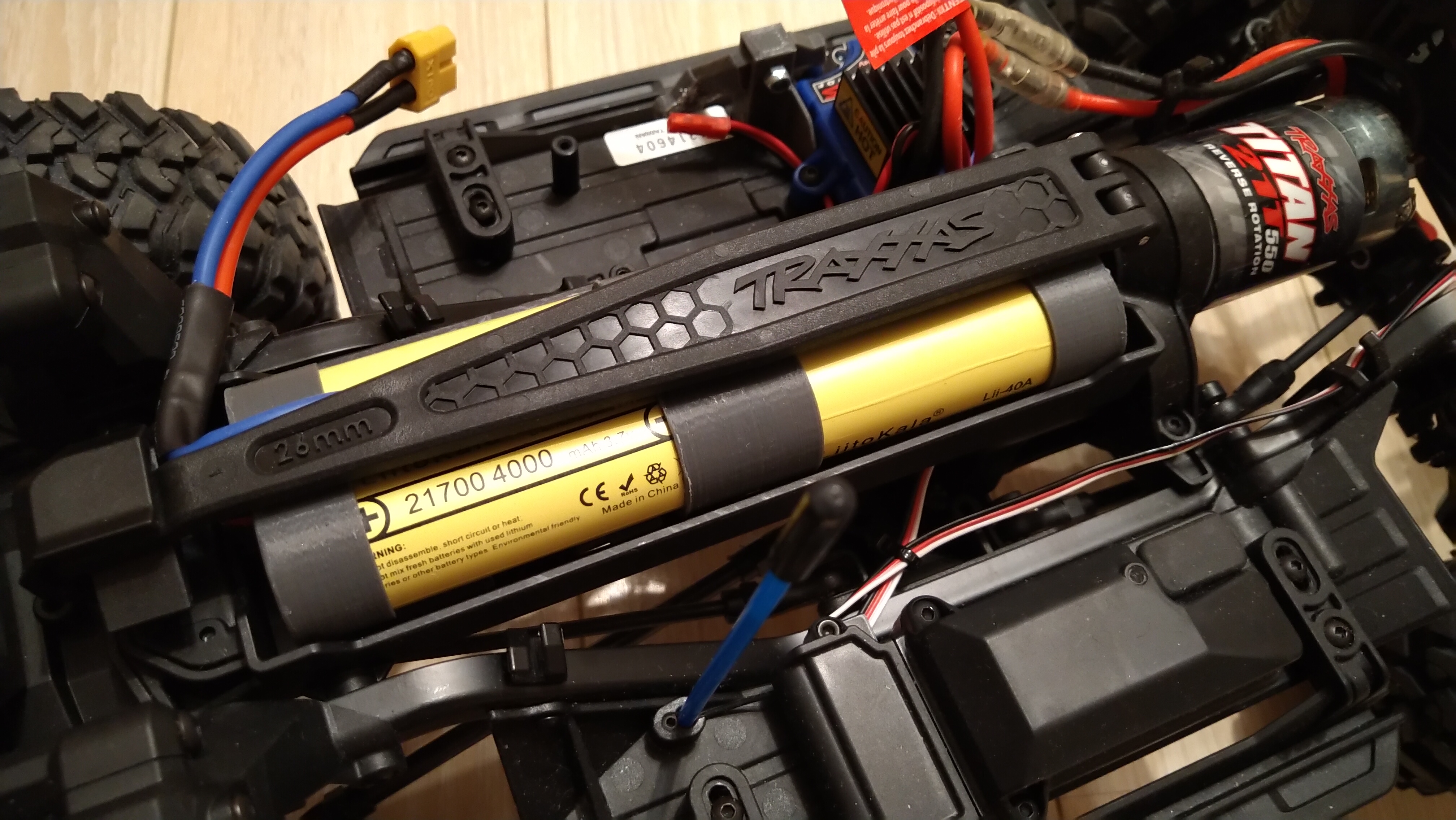 21700 x 4 frame set for TRX-4 battery