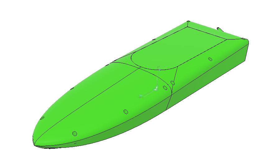 RC Boat with 36mm Waterjet for 775 Brushed Motor