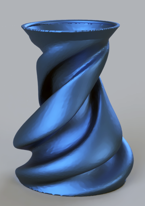 Swirly Oval Vase