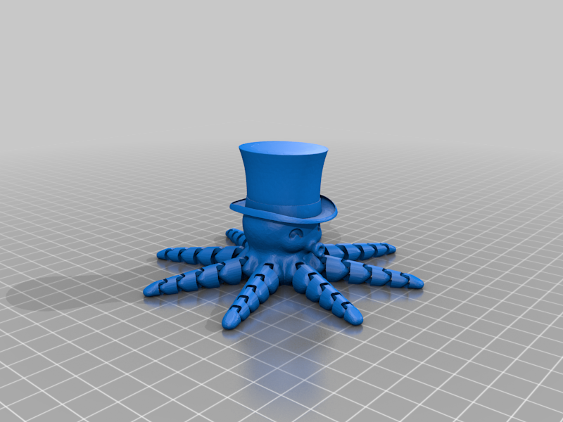 Octopus with tophat