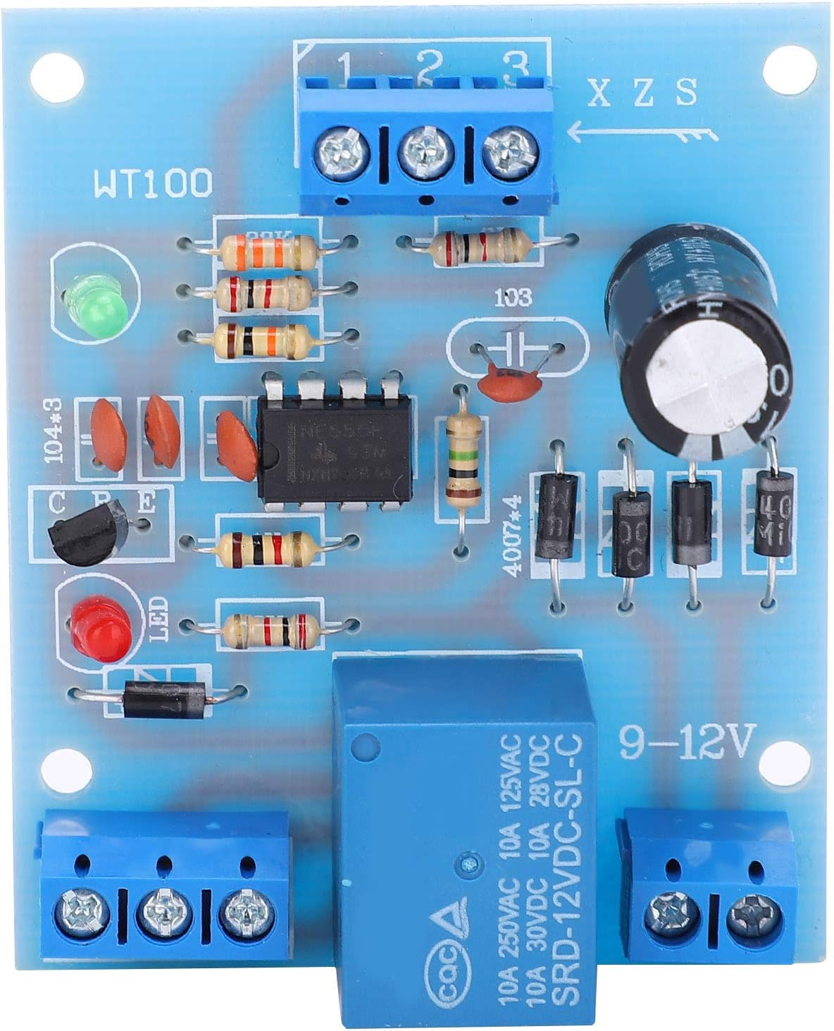 waterlevel regelaar met pootjes voor de printplaat for wt100 module