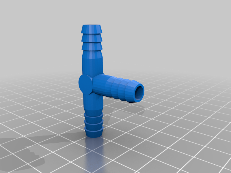 Flanged T Connector 5/16 OD