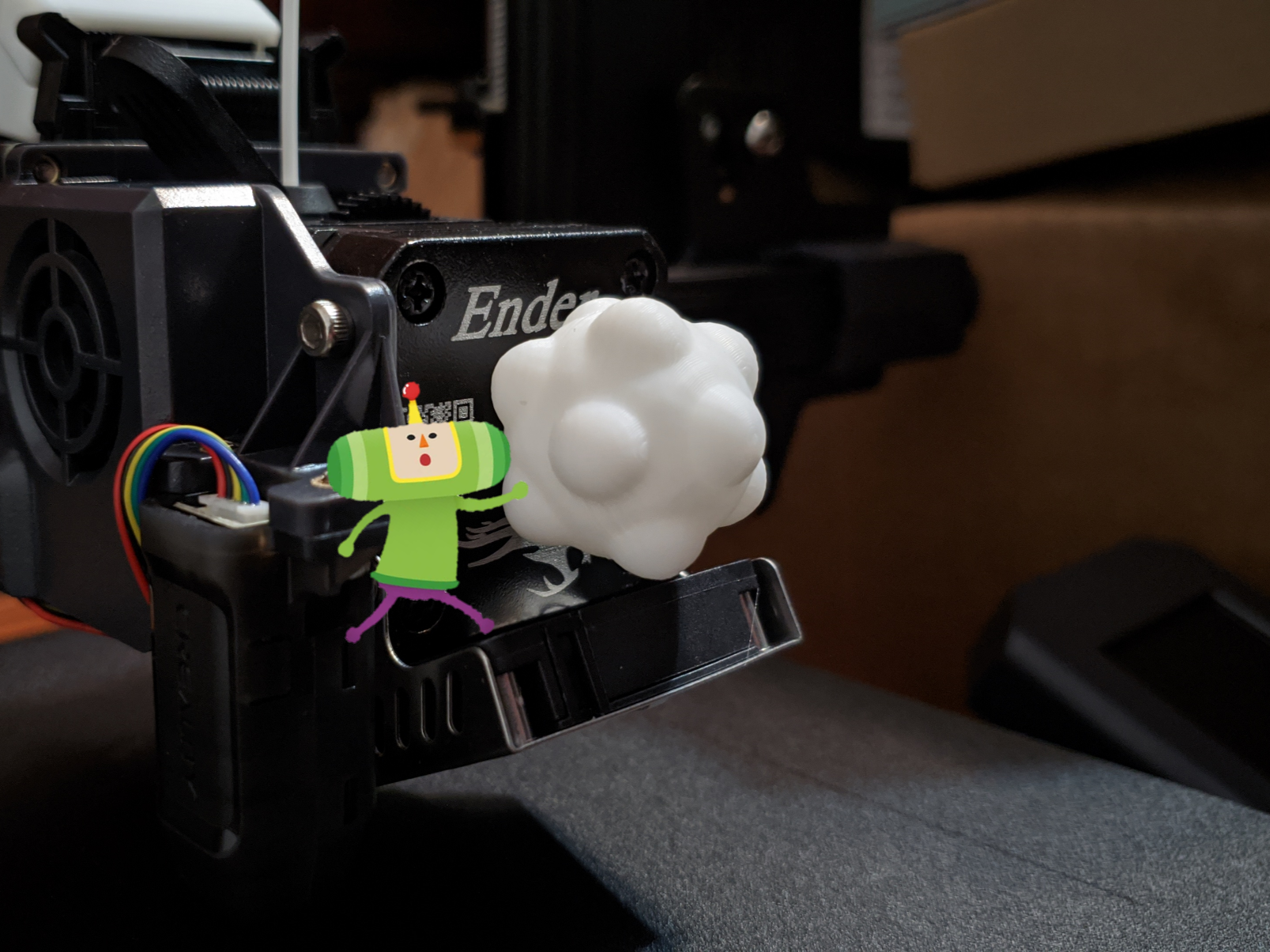 Katamari Extruder Visualizer / Spinner: Ender 3 S1