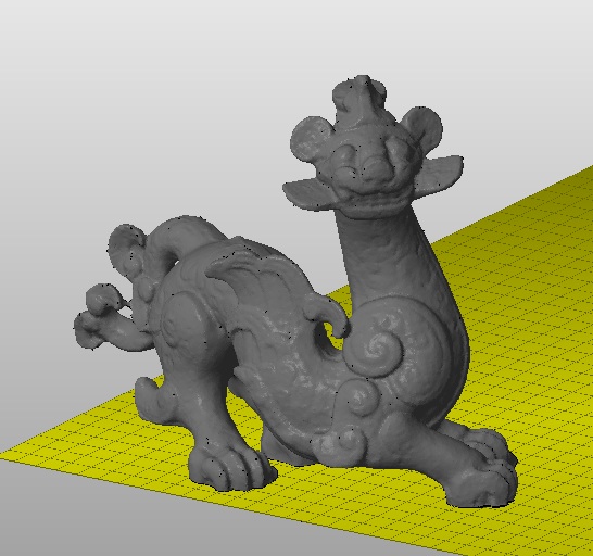 Winged Dragon, one of a pair