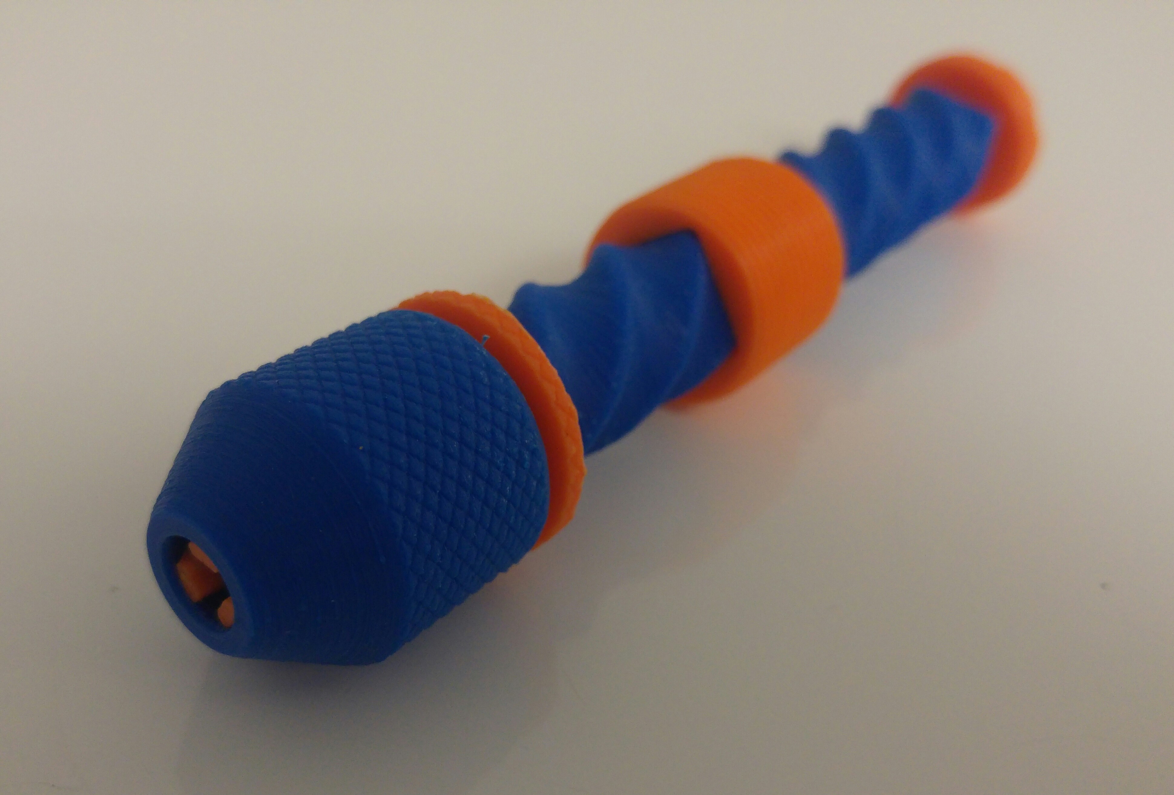 Push/pump drill (replaceable jaws)