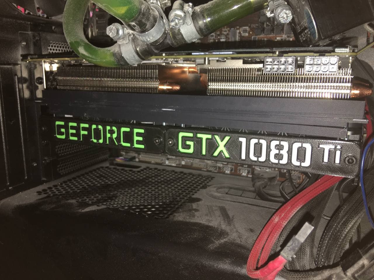 Palit Gainward Geforce GTX 1080 Ti overkill fan upgrade 10cm to 12cm full height nvidia