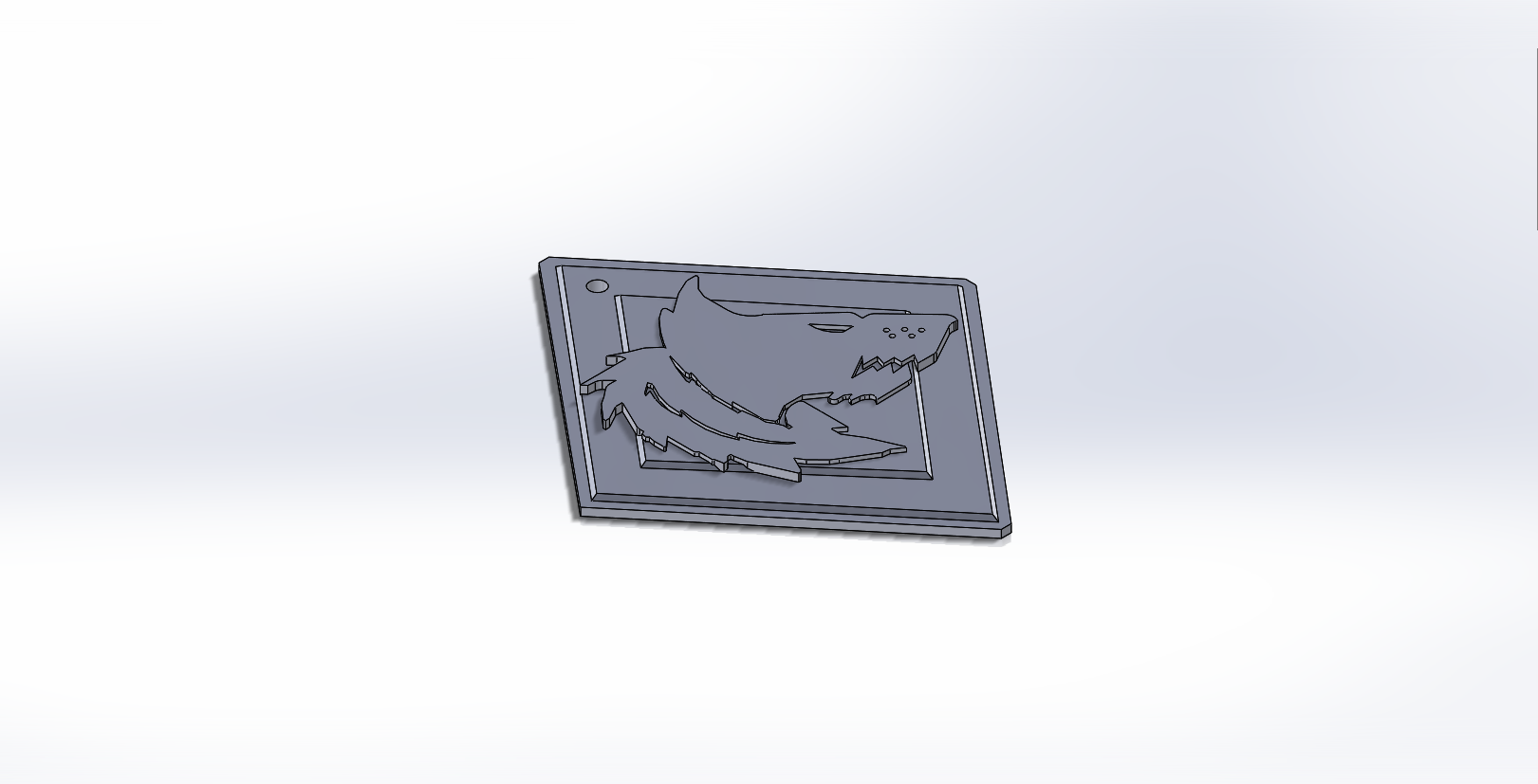 Space Wolves Insignia Pendant