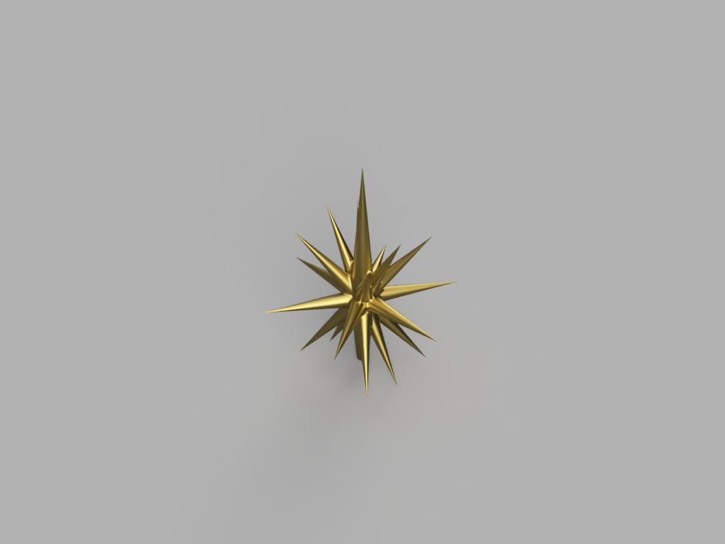 Star Burst Christmas Tree Topper