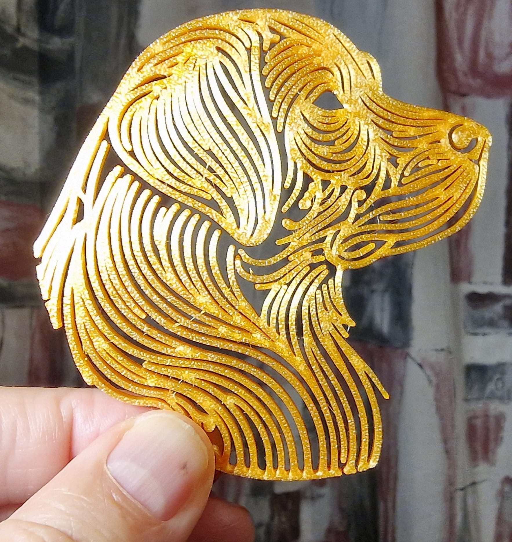 Loyal Labrador Wall Art - 3D Printable Wall Decoration
