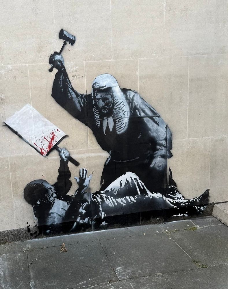 Bansky upsets the oppressors again.