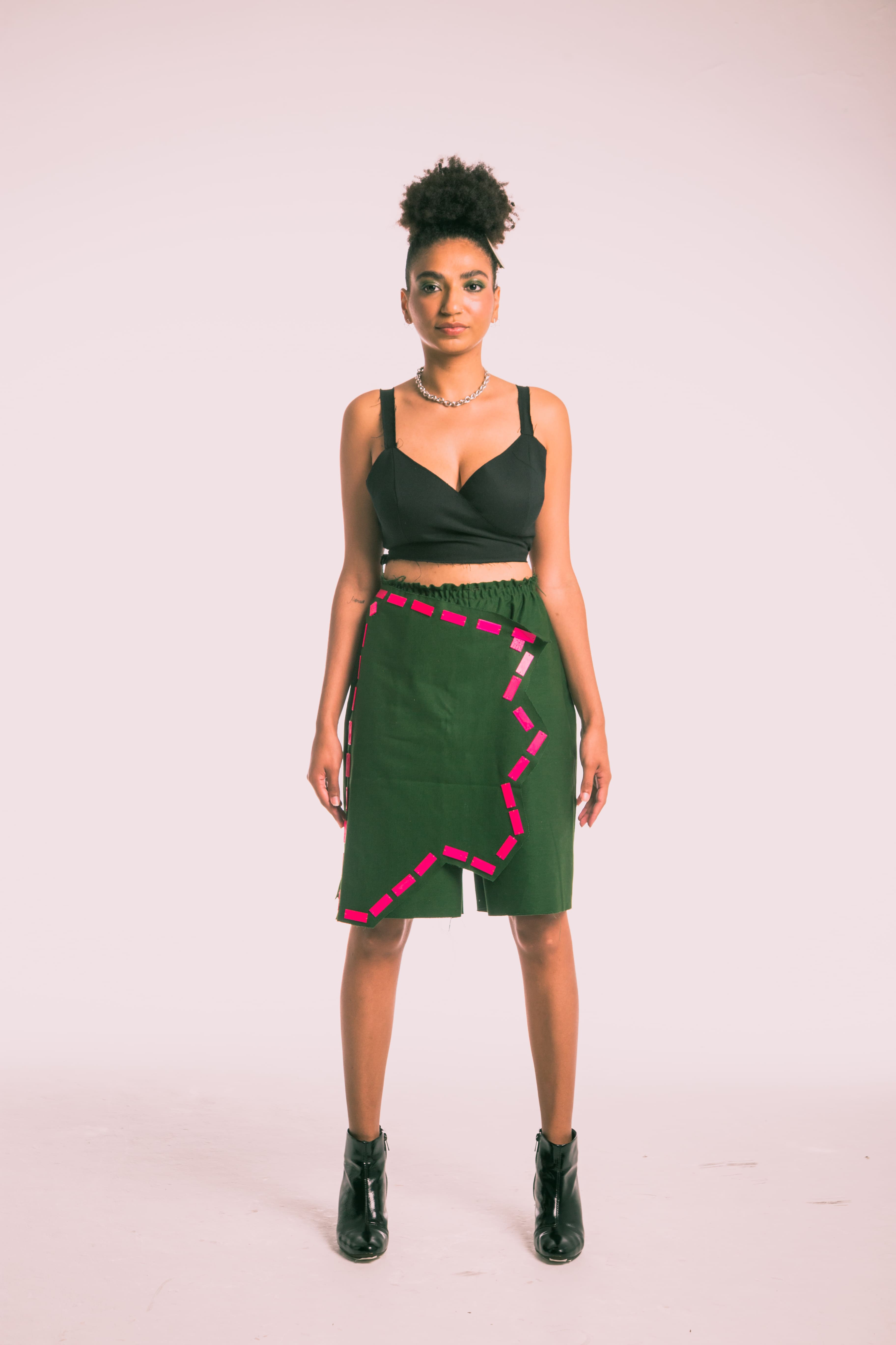 Lasercut shorts with 3D printing