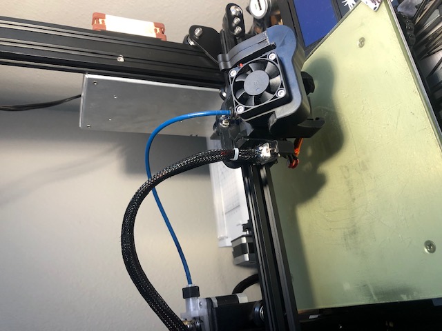 E3D V6 Hiflow Quick Change Mount - 40mm fan and 5015 Part fan