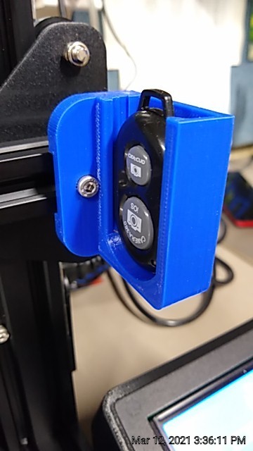 Bluetooth remote timelapse for Ender 3