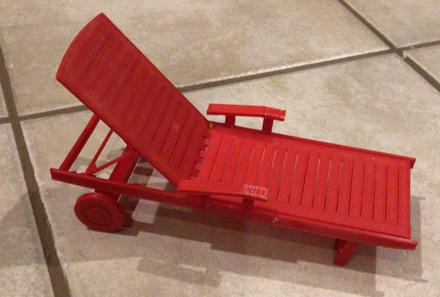 Chaise Lounge 1:12 scale