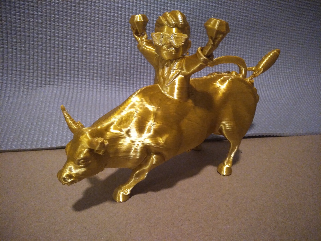 WSB Diamond Hands, Bull, and Rocket.