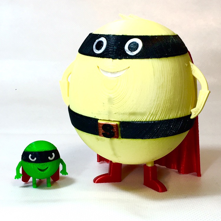 Supertato and evil pea for multicolour