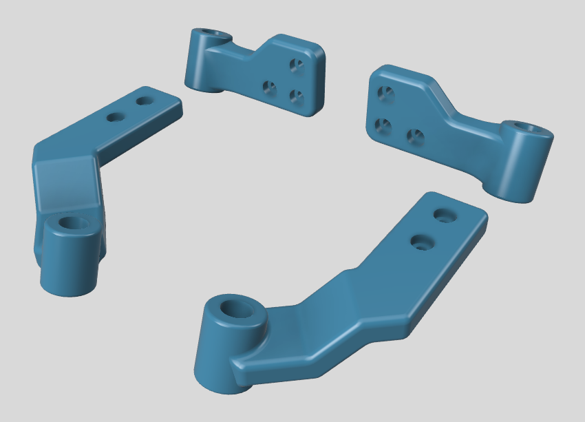 Wanhao Duplicator I3 simple rear Z braces