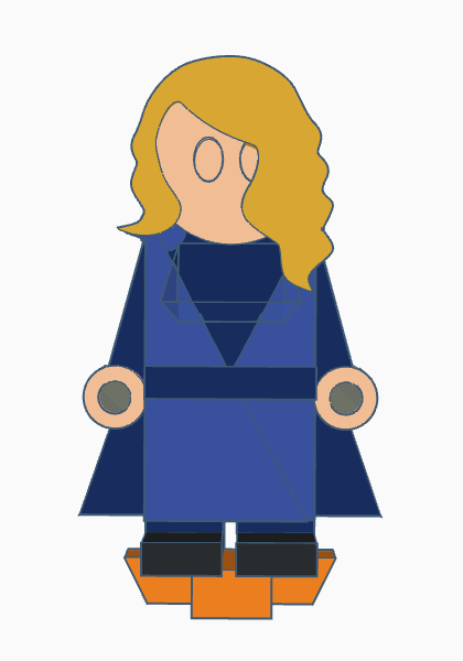 Flatminis Continued Female Human Robes