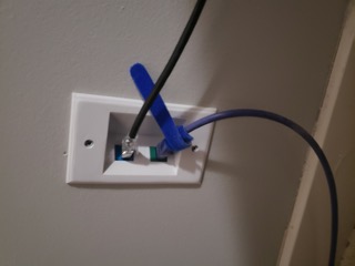 Recessed Angled Keystone Jack Reno-box