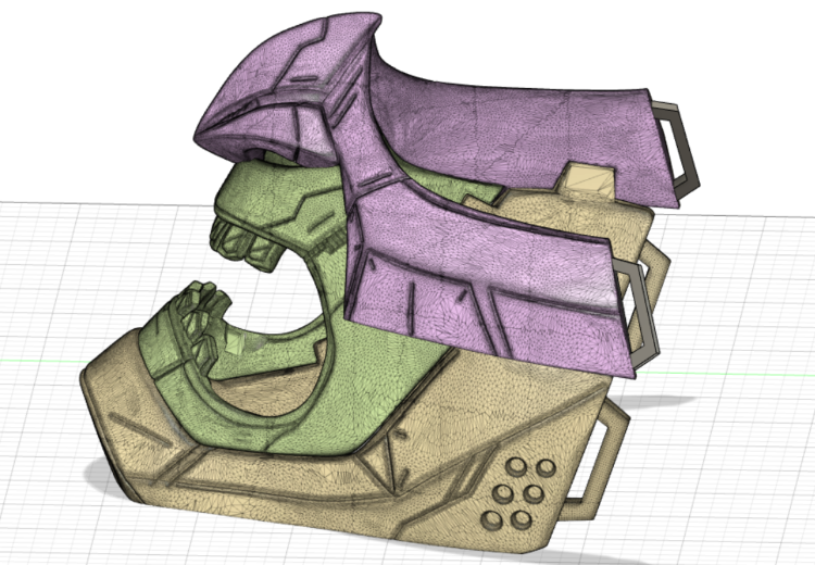 Oni Cyber Punk Mask- Improved Ankerpoints