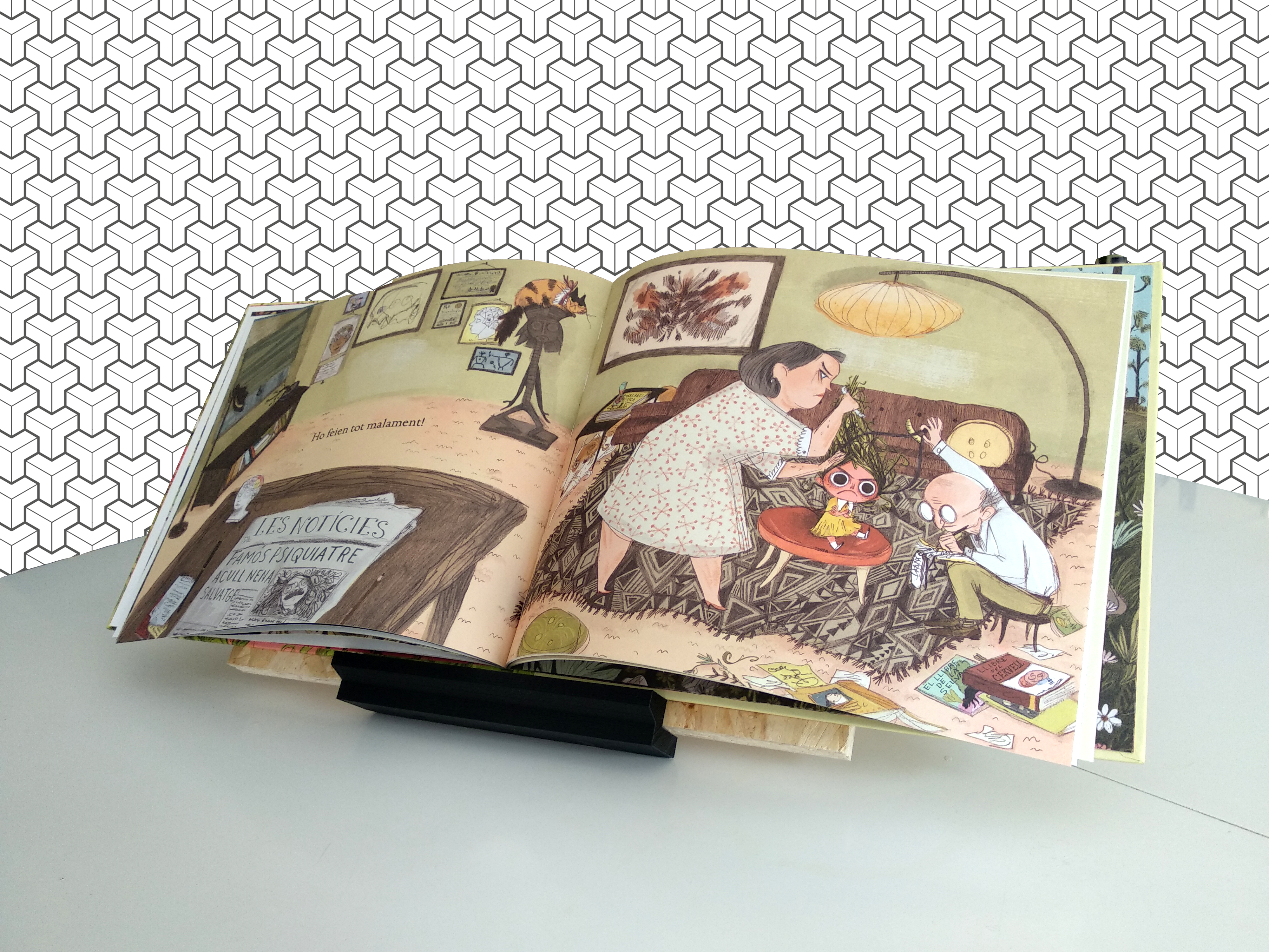 OSB book stand