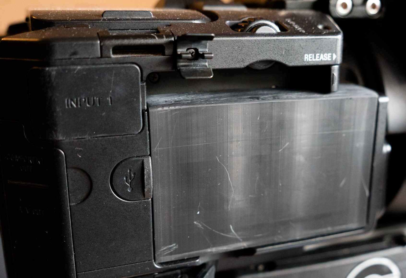 Sony NEX-FS100 NEX-FS700 Flash Drive Cover