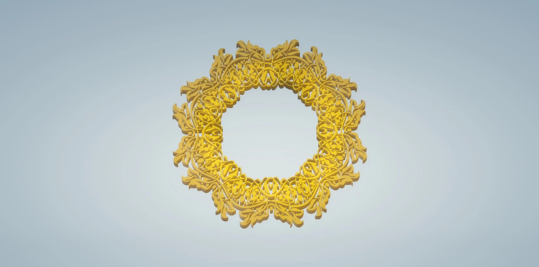 Photo / Mirror Frame Arbesque Style CNC
