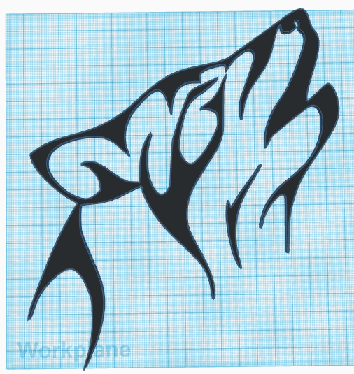 Wolf wall art 1.0