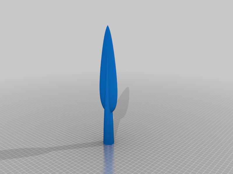 Spearhead for broom handle (Turn broom into spear)