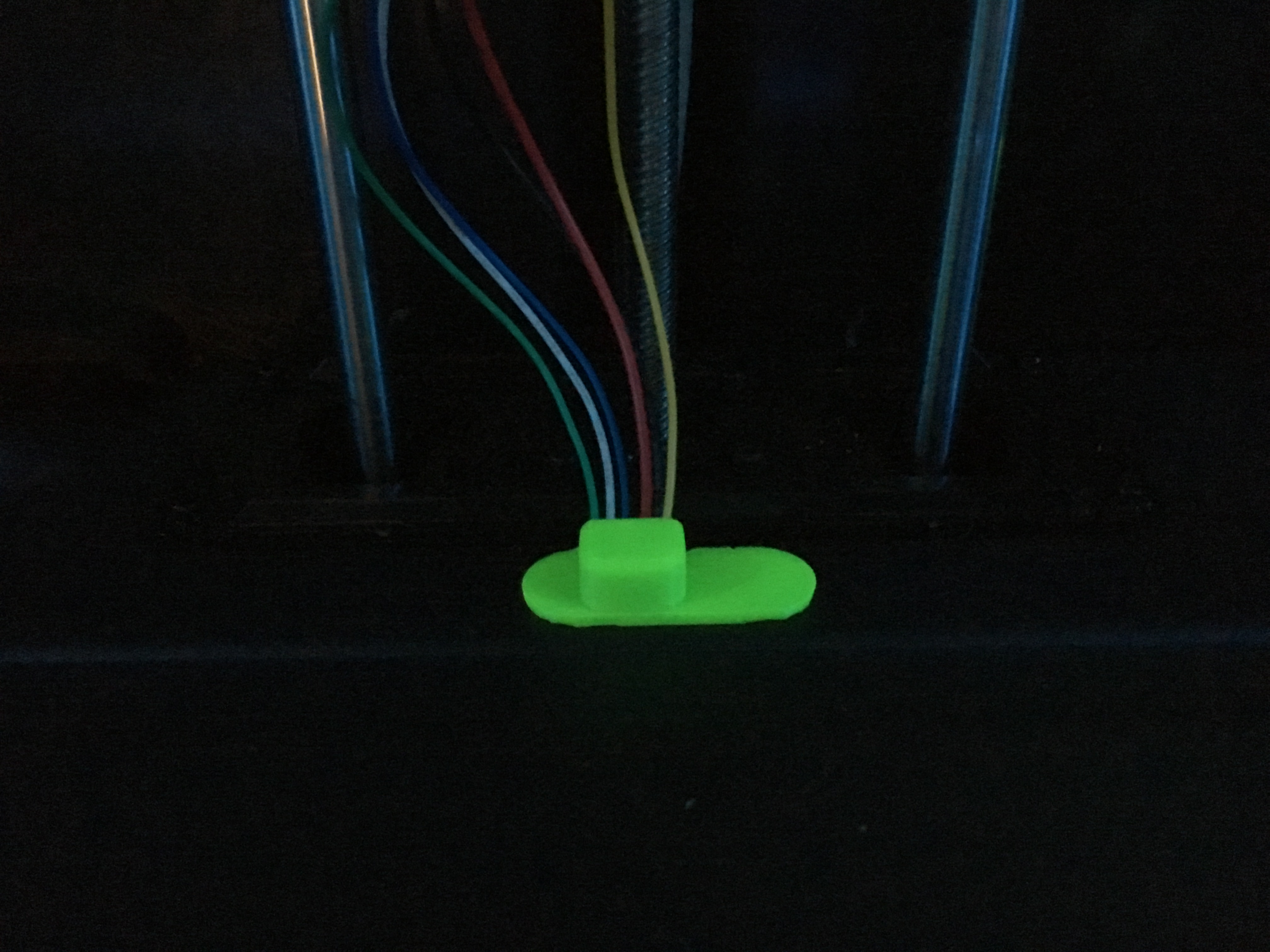 Flashforge Creator Pro 2016 Heated Bed Wire Hide Plug